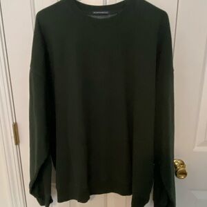 Brandy Melville Dark Green Crewneck Sweater
